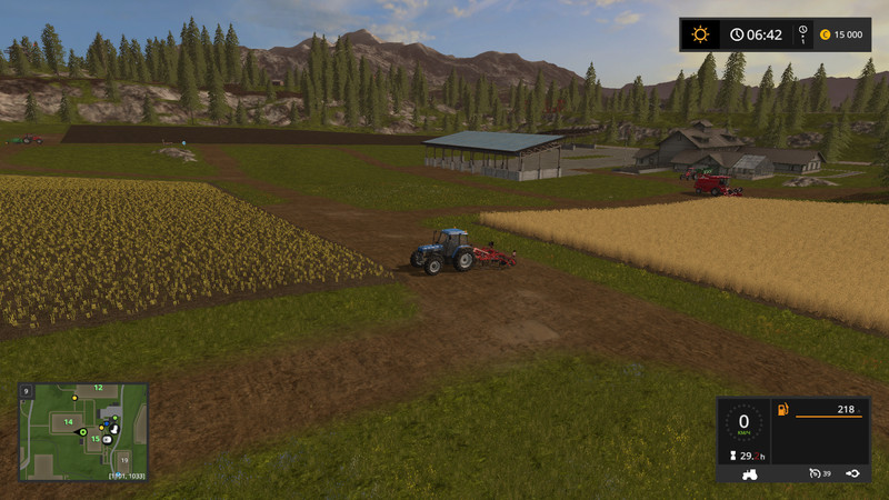 Removal of trees from a starting zone V 1.0 LS17