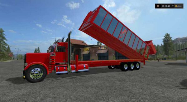 TIPPER BED FOR CUSTOM PETERBILT 388 V2