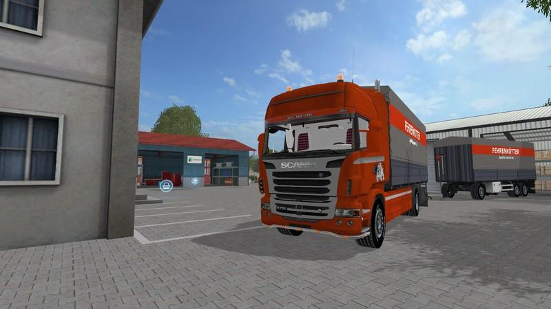 SCANIA R730 WITH TARPAULIN IN FEHRENKOTTER SKIN V1