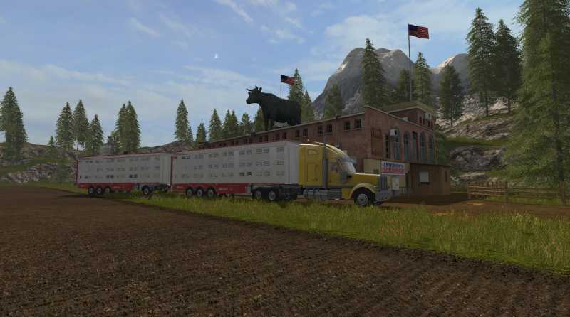 TANDEM LIVESTOCK TRAILER V1.1