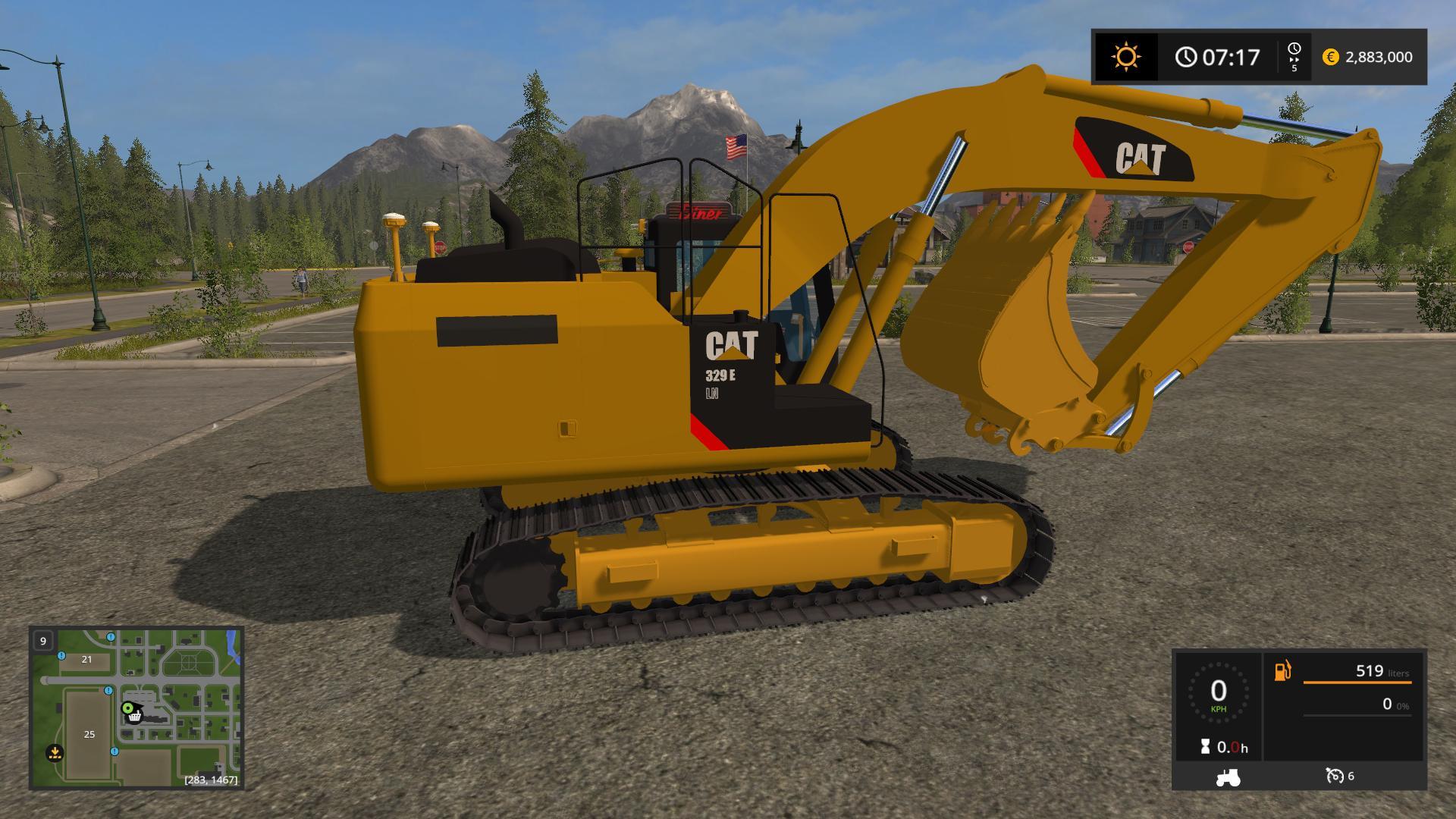 CATERPILLAR 329E EXCAVATOR V1.0 FS2017