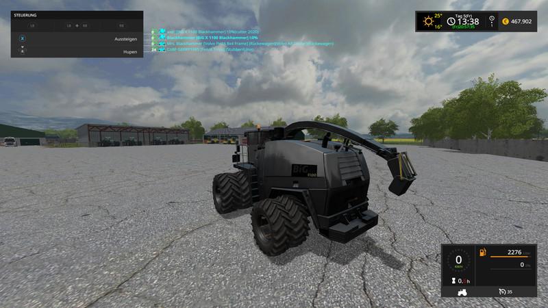 KRONE BIGX1100 BLACKHAMMER V2.0 MOD