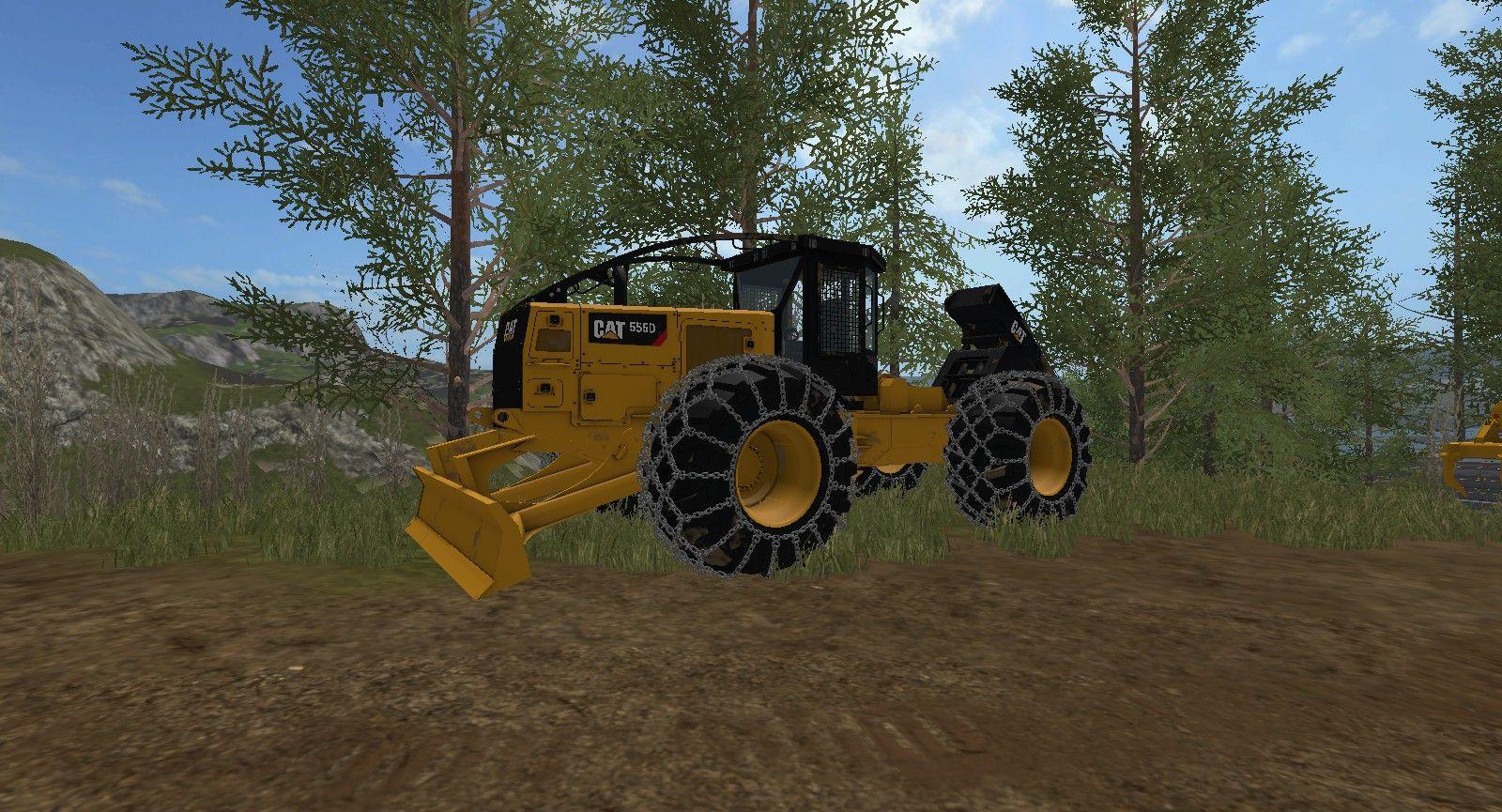 CAT 555D SKIDDER RELEASE V2.0 FS17