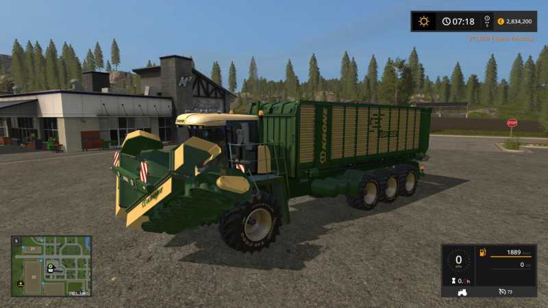 KRONE BIG ZX550GD MOWER V1.0