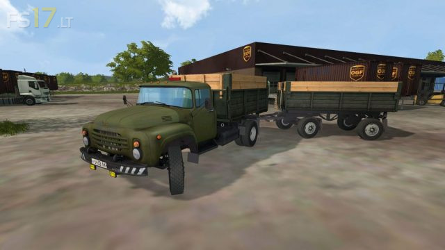 ZIL 130 & PTS 6 TRAILER V 1.1