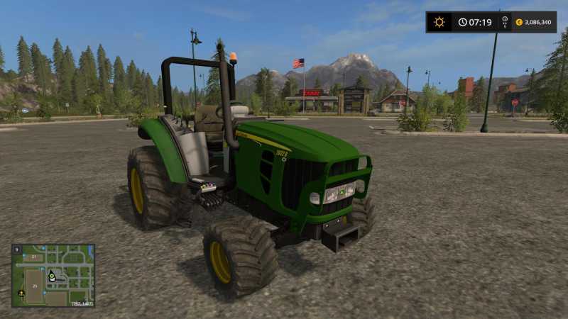 JOHN DEERE 2032R 4X4​ AND PACK V1.0