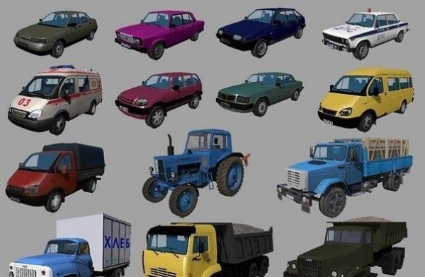 TRAFFIC RUSSIAN CARS