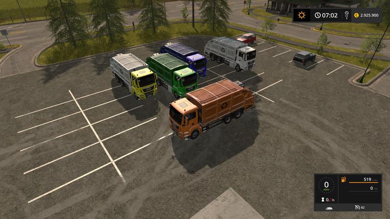 MAN GARBAGE TRUCK V1.0