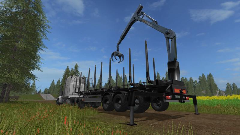 FLIEGL TIMBERKIPPER WOOD TRAILER V1.4