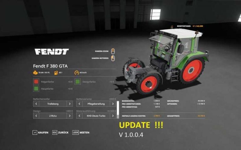 FENDT F 380GTA V1.0.0.4