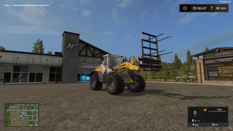 Wheel Loader Bale Fork v1.0.0.1