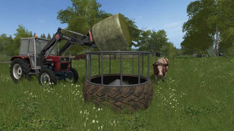 Tyre cattle feeder (Prefab*)