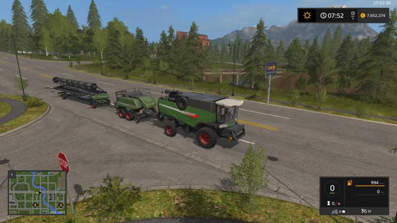 FENDT 9490X WITH BALER ATTACHER V1.0