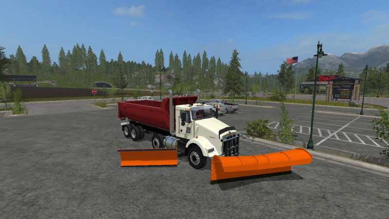 KENWORTH T800 TWINSTEER HOOKLIFT V1