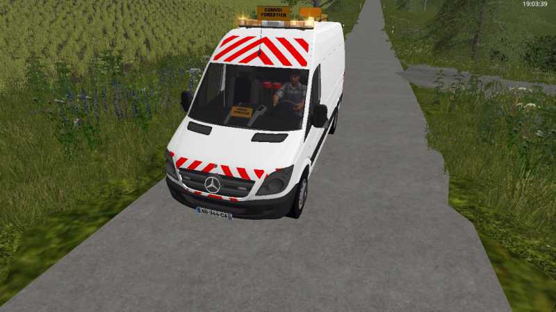 MERCEDES Sprinter Convoi Forestier FS17 v1.0