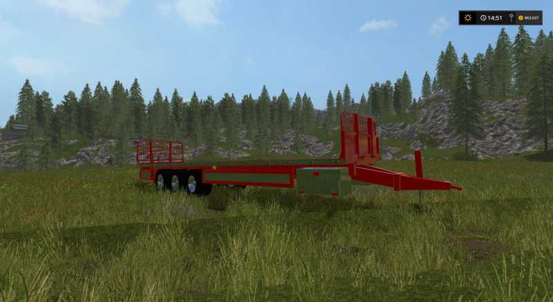 PETERBILT 388 FLATBED CUSTOM V2 WITH TRAILER