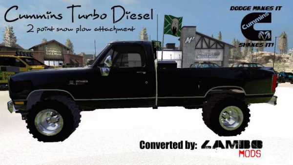 DODGE CUMMINS SNOW PLOW TURBO DIESEL V1.0